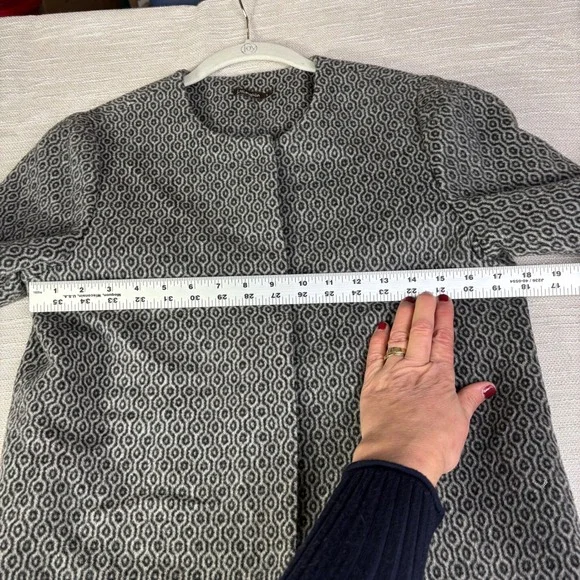 J. Mclaughlin Wool Angora Peacoat Dress Coat Women's Small Old‎ Money Classic - Picture 5 of 9